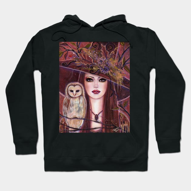 Cornelia witch art by Renee L Lavoie Hoodie by ReneeLLavoie